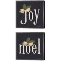 Framed Joy & Noel 2 Piece Canvas Print Set