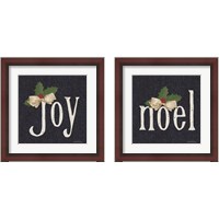 Framed Joy & Noel 2 Piece Framed Art Print Set