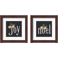 Framed Joy & Noel 2 Piece Framed Art Print Set