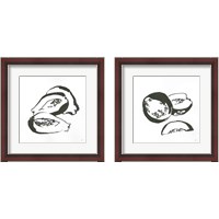 Framed Black & White Fruit 2 Piece Framed Art Print Set