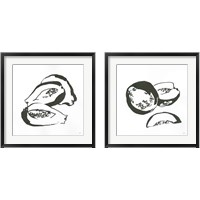 Framed Black & White Fruit 2 Piece Framed Art Print Set