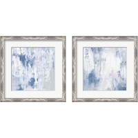 Framed 'White Out 2 Piece Framed Art Print Set' border=
