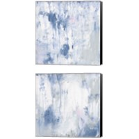 Framed 'White Out 2 Piece Canvas Print Set' border=