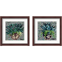 Framed Succulent Pot 2 Piece Framed Art Print Set
