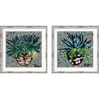 Framed Succulent Pot 2 Piece Framed Art Print Set