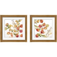 Framed 'Eucalyptus Leaves Spice 2 Piece Framed Art Print Set' border=