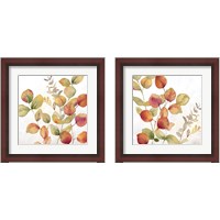 Framed 'Eucalyptus Leaves Spice 2 Piece Framed Art Print Set' border=