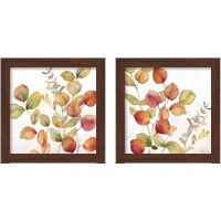 Framed 'Eucalyptus Leaves Spice 2 Piece Framed Art Print Set' border=