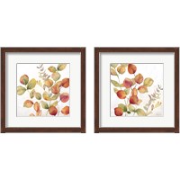 Framed 'Eucalyptus Leaves Spice 2 Piece Framed Art Print Set' border=