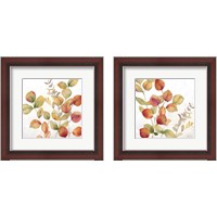 Framed 'Eucalyptus Leaves Spice 2 Piece Framed Art Print Set' border=