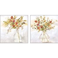 Framed Eucalyptus Vase Spice 2 Piece Art Print Set