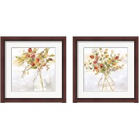 Framed Eucalyptus Vase Spice 2 Piece Framed Art Print Set