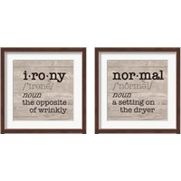 Framed 'Laundry Room Humor 2 Piece Framed Art Print Set' border=