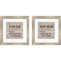 Framed 'Laundry Room Humor 2 Piece Framed Art Print Set' border=