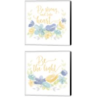 Framed 'Kellys Garden 2 Piece Canvas Print Set' border=