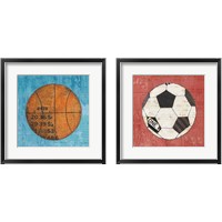 Framed Play Ball 2 Piece Framed Art Print Set