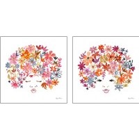 Framed Floral Beauties 2 Piece Art Print Set