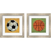 Framed 'Ball 2 Piece Framed Art Print Set' border=