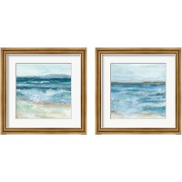 Framed 'Coastal 2 Piece Framed Art Print Set' border=