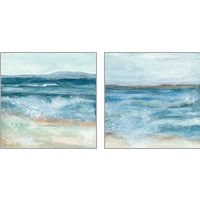 Framed 'Coastal 2 Piece Art Print Set' border=