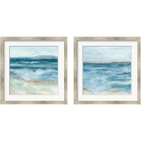 Framed 'Coastal 2 Piece Framed Art Print Set' border=