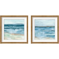 Framed 'Coastal 2 Piece Framed Art Print Set' border=