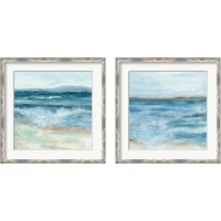 Framed 'Coastal 2 Piece Framed Art Print Set' border=