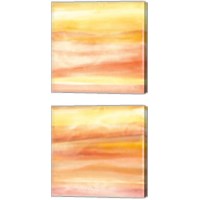 Framed 'Golden Sands 2 Piece Canvas Print Set' border=