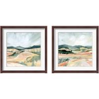 Framed Vermillion Landscape 2 Piece Framed Art Print Set