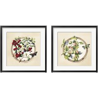 Framed 'Traditional Fruit 2 Piece Framed Art Print Set' border=