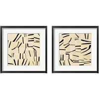 Framed Abstract Grid 2 Piece Framed Art Print Set