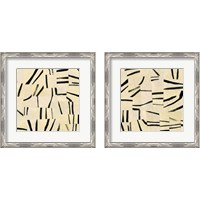 Framed Abstract Grid 2 Piece Framed Art Print Set