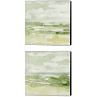 Framed 'Northern Coast  2 Piece Canvas Print Set' border=