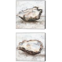 Framed 'Oyster Study 2 Piece Canvas Print Set' border=