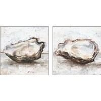 Framed Oyster Study 2 Piece Art Print Set