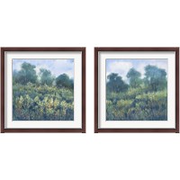 Framed 'Meadow Wildflowers 2 Piece Framed Art Print Set' border=