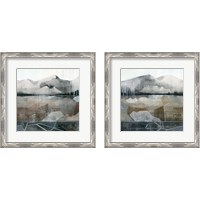 Framed 'Valley Stormscape 2 Piece Framed Art Print Set' border=