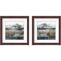 Framed 'Valley Stormscape 2 Piece Framed Art Print Set' border=