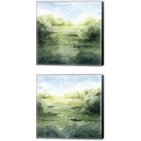 Framed Summer Strata 2 Piece Canvas Print Set