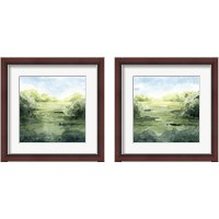 Framed Summer Strata 2 Piece Framed Art Print Set
