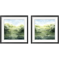 Framed 'Summer Strata 2 Piece Framed Art Print Set' border=