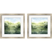 Framed 'Summer Strata 2 Piece Framed Art Print Set' border=