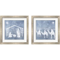 Framed 'Star of Bethlehem 2 Piece Framed Art Print Set' border=