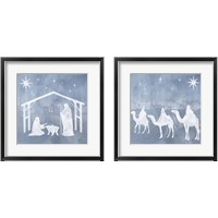 Framed 'Star of Bethlehem 2 Piece Framed Art Print Set' border=