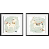 Framed Hipster Unicorns 2 Piece Framed Art Print Set