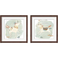 Framed Hipster Unicorns 2 Piece Framed Art Print Set