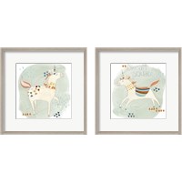 Framed Hipster Unicorns 2 Piece Framed Art Print Set