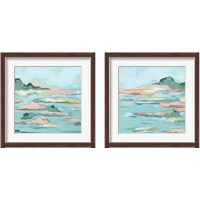 Framed Seafoam Coast 2 Piece Framed Art Print Set