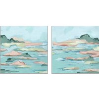 Framed Seafoam Coast 2 Piece Art Print Set