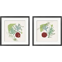 Framed 'Grassland  2 Piece Framed Art Print Set' border=